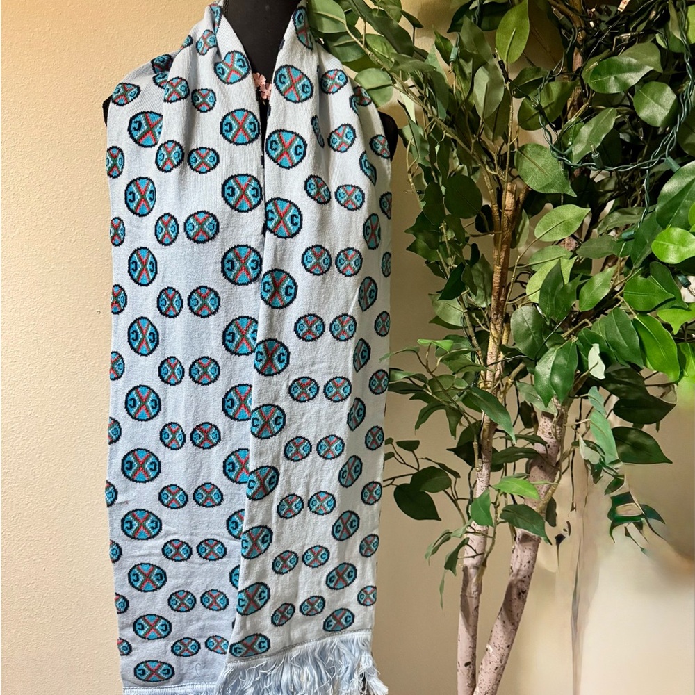 🆕Cross Colors light blue scarf